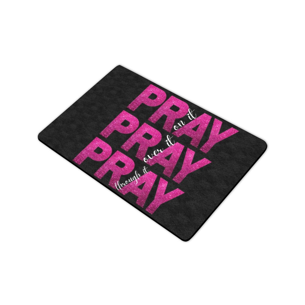Pray on it door mat