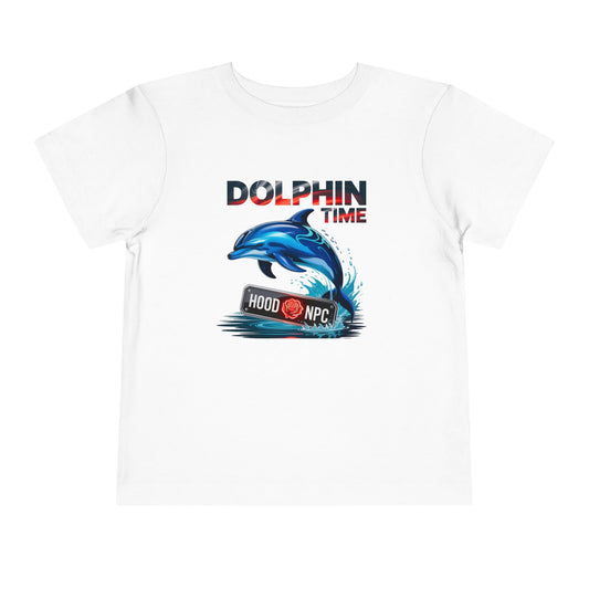 Toddler Short Sleeve I Hood NPC Dolphin Time