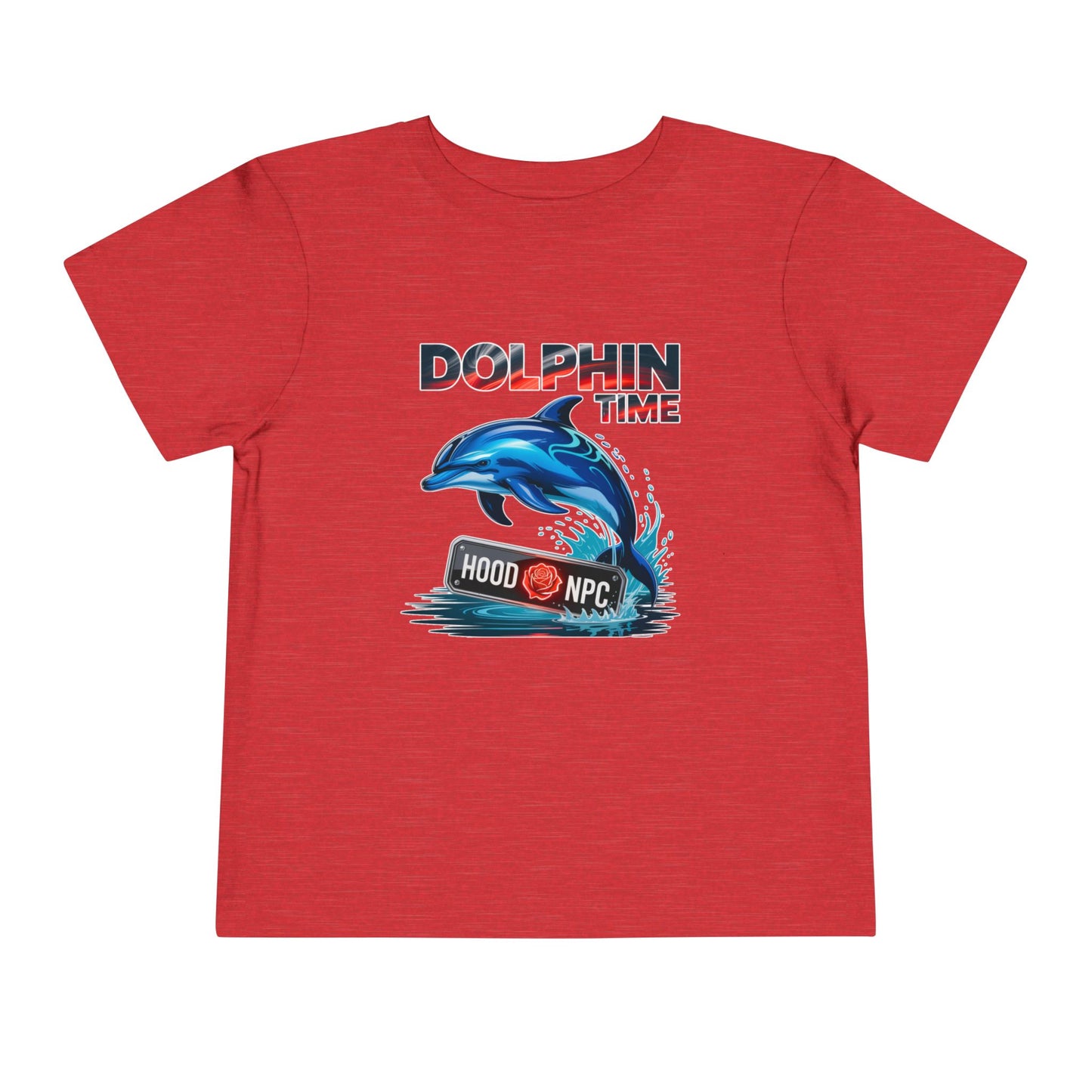 Toddler Short Sleeve I Hood NPC Dolphin Time