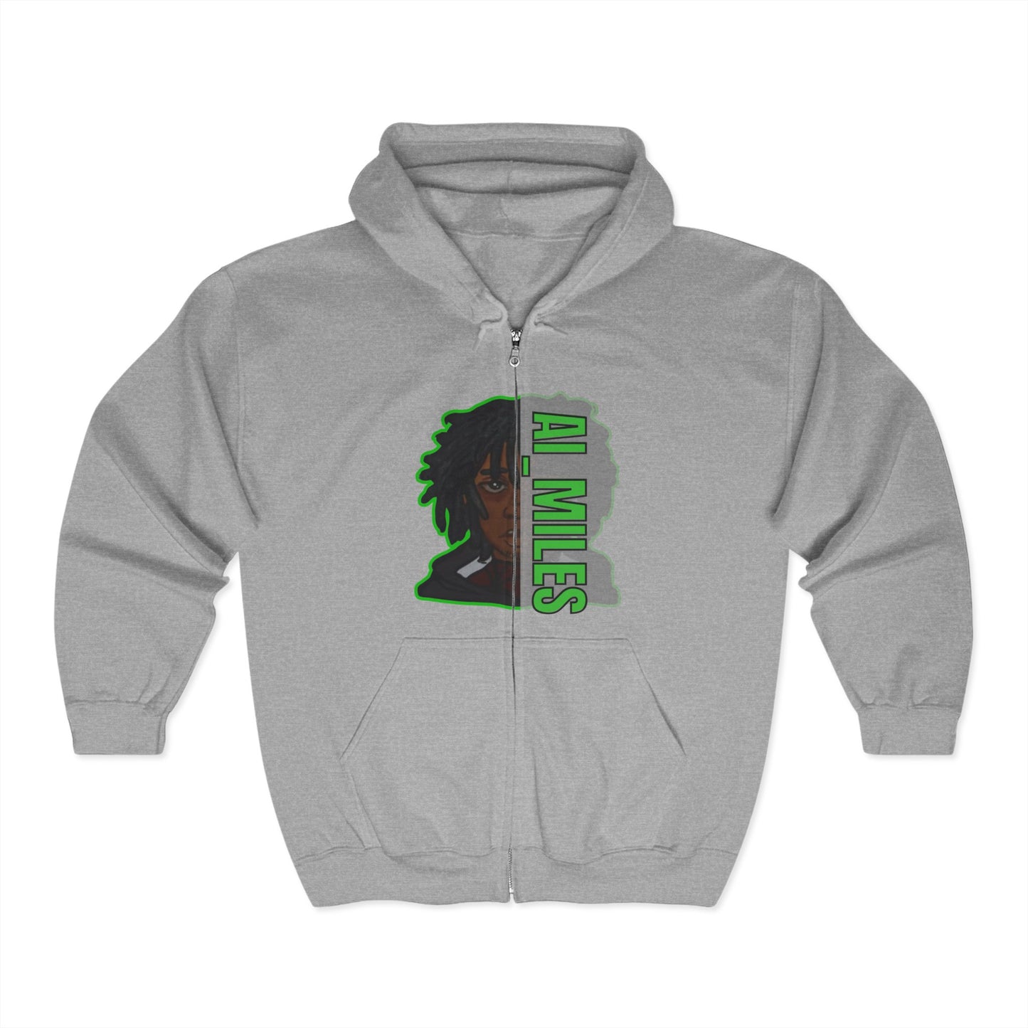 MILES  Zip Up Hoodie