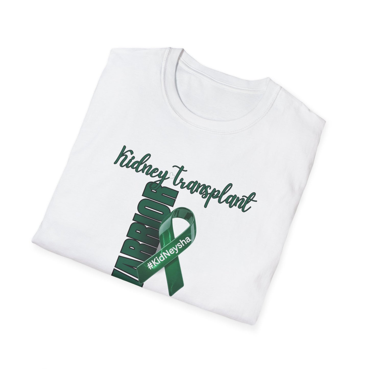 Kidney Transplant Warrior T-Shirt – Green Ribbon Awareness Tee