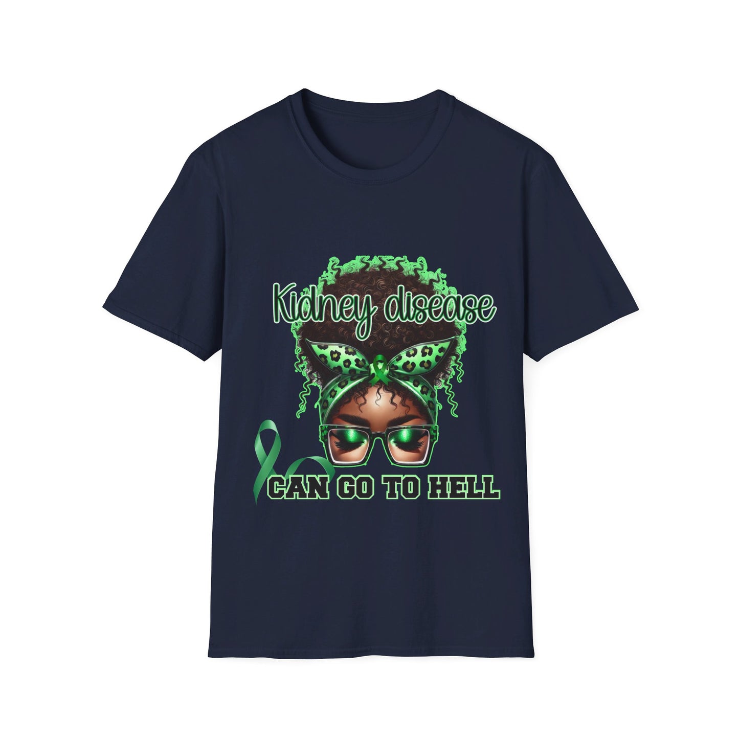 Kidney Disease Awareness (Can go to Hell design) Tee