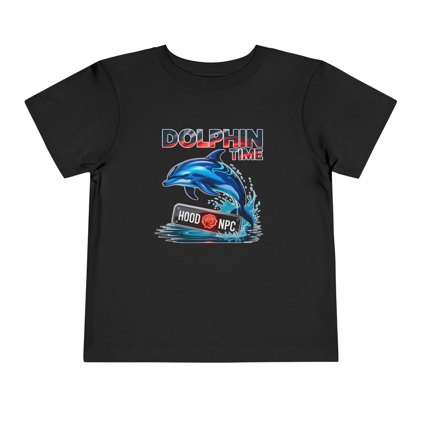Toddler Short Sleeve I Hood NPC Dolphin Time