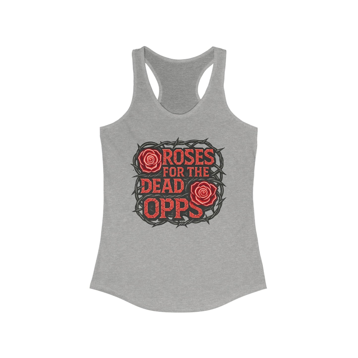 Roses for the Dead Opps Racerback Tank -style 2