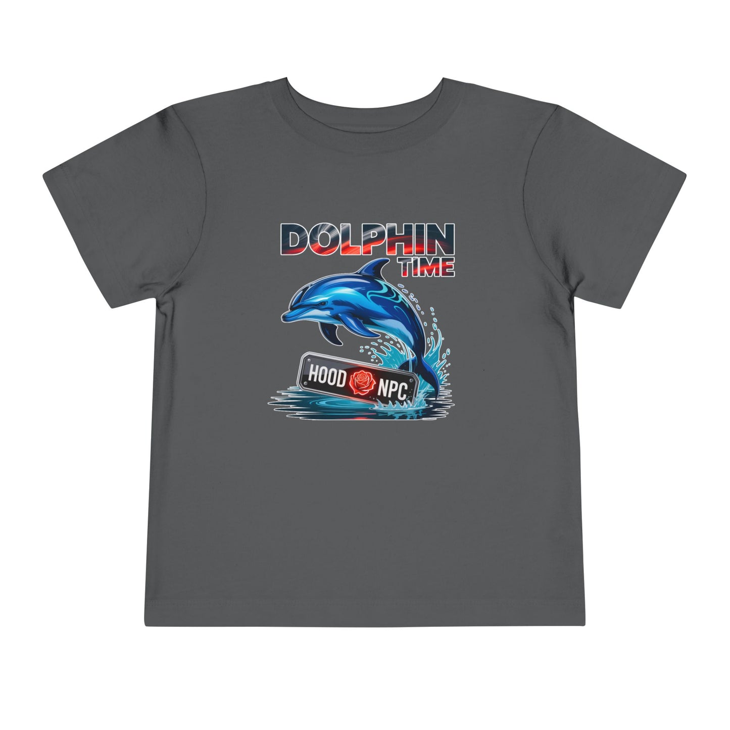 Toddler Short Sleeve I Hood NPC Dolphin Time
