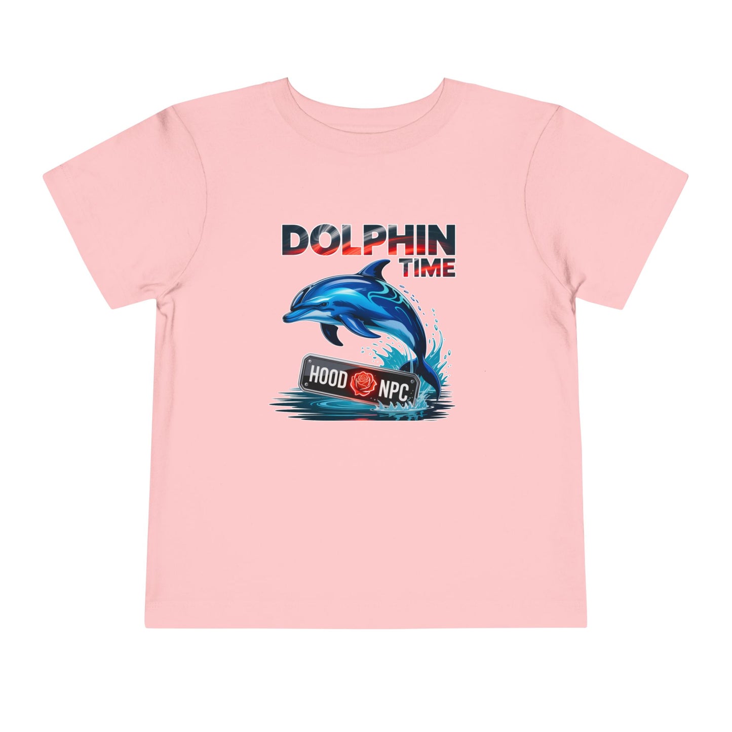 Toddler Short Sleeve I Hood NPC Dolphin Time