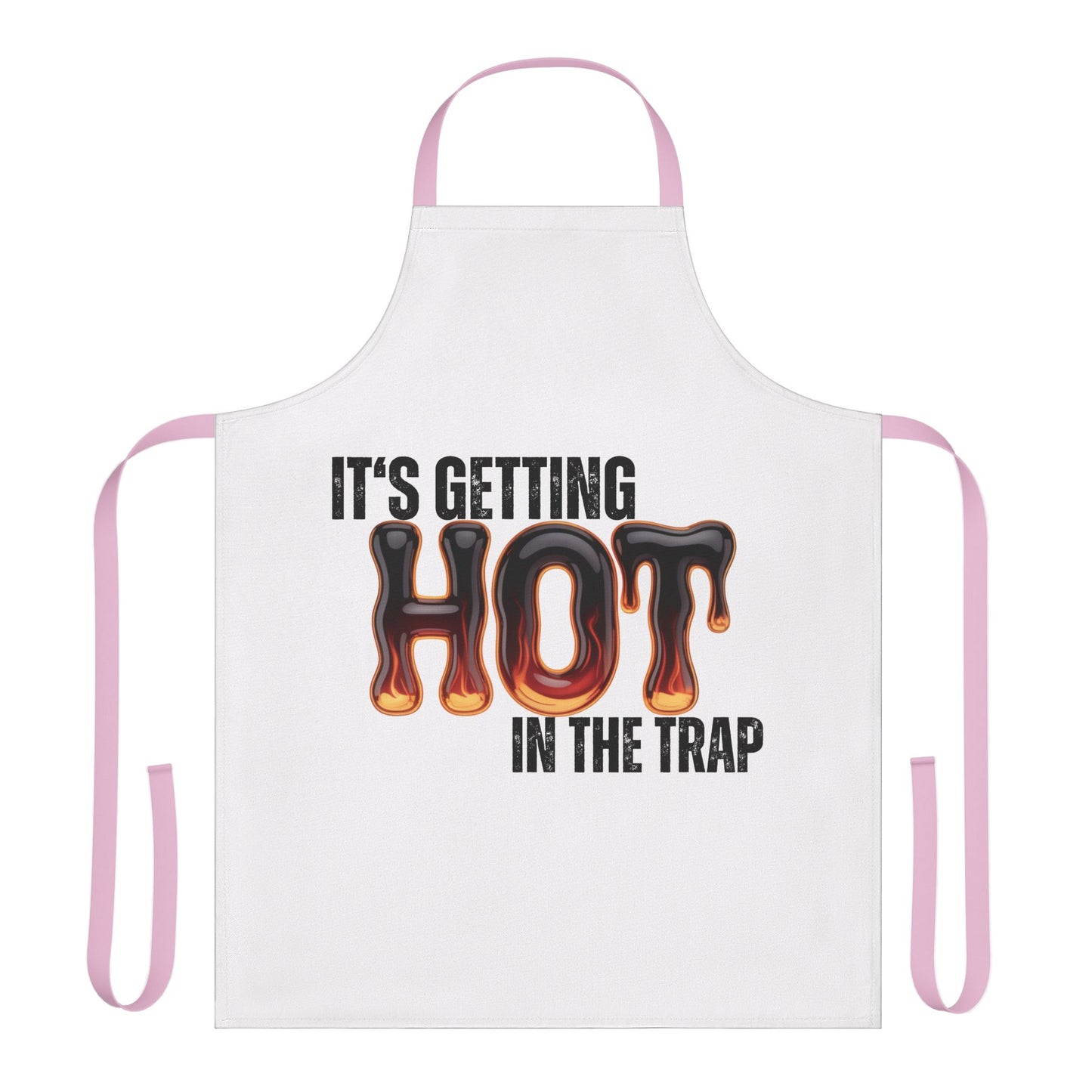 Hood NPC Merch- Apron - "It's Getting Hot in the Trap"