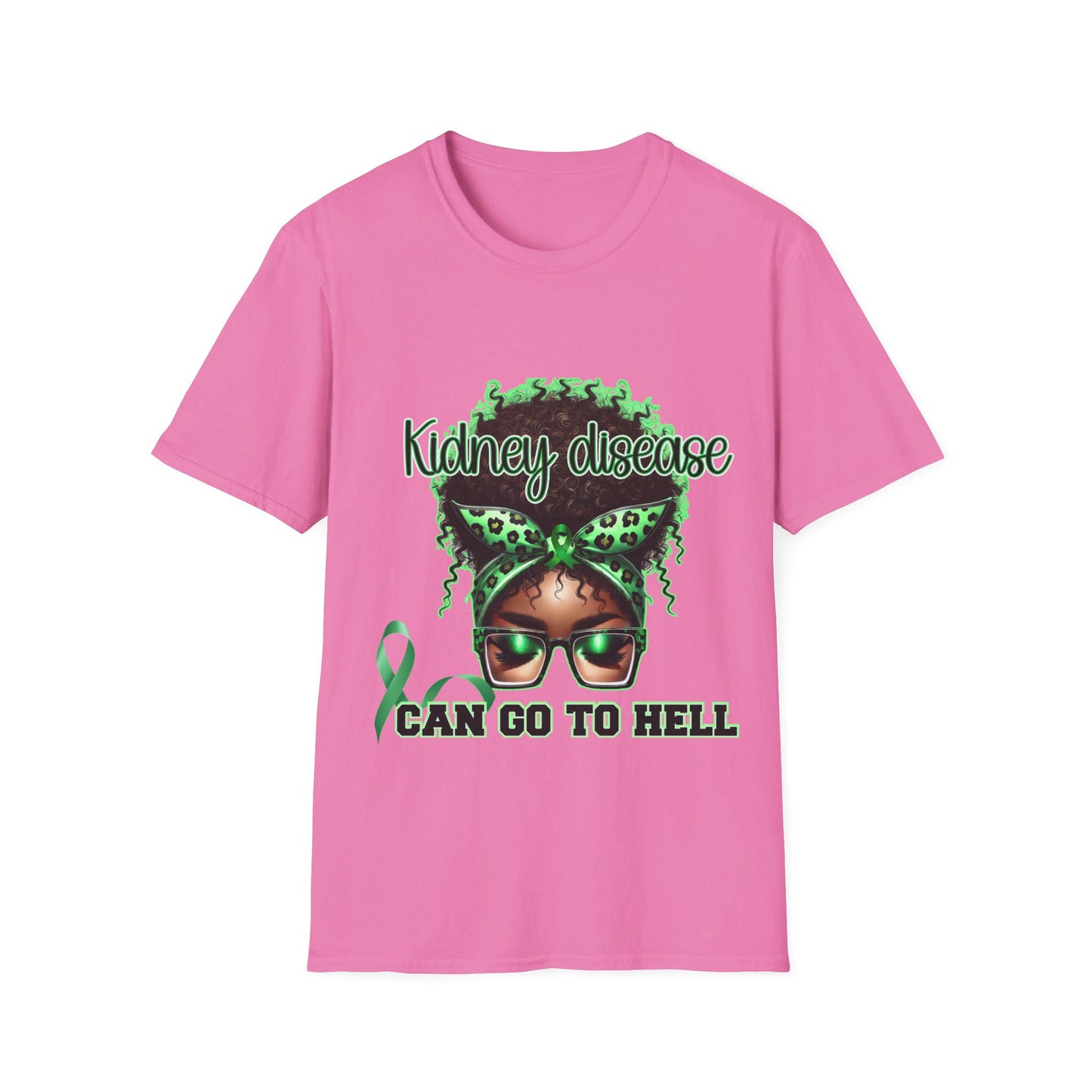 Kidney Disease Awareness (Can go to Hell design) Tee