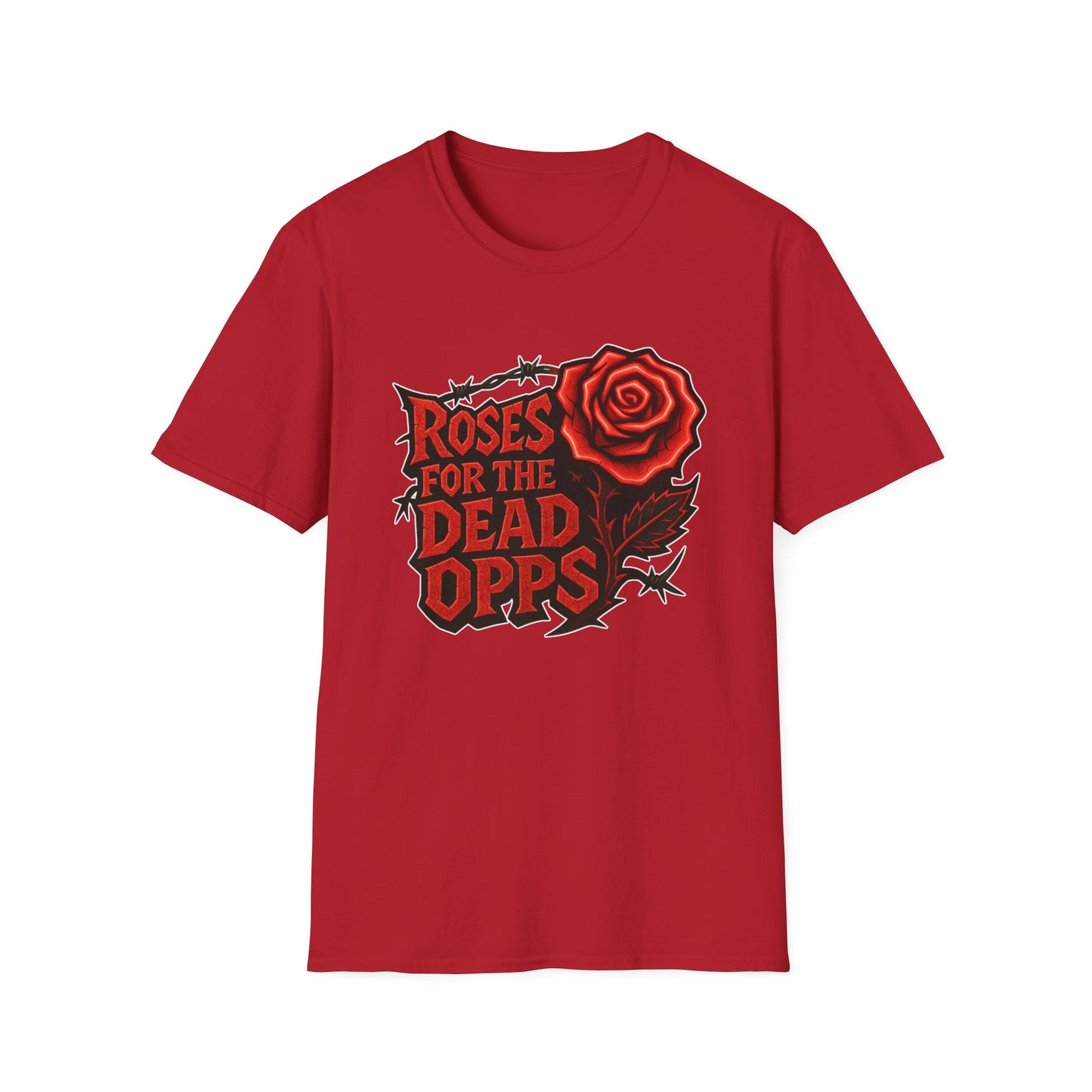Roses for the Dead Opps Tee – Style 2