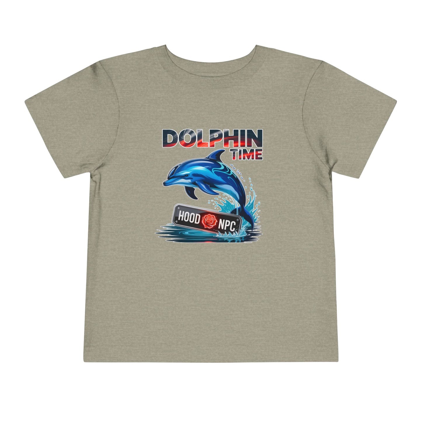 Toddler Short Sleeve I Hood NPC Dolphin Time