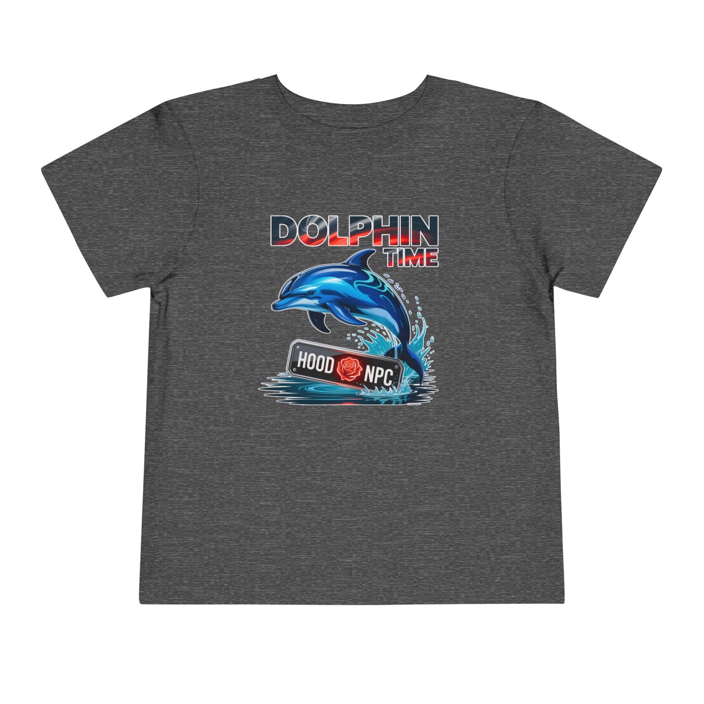 Toddler Short Sleeve I Hood NPC Dolphin Time