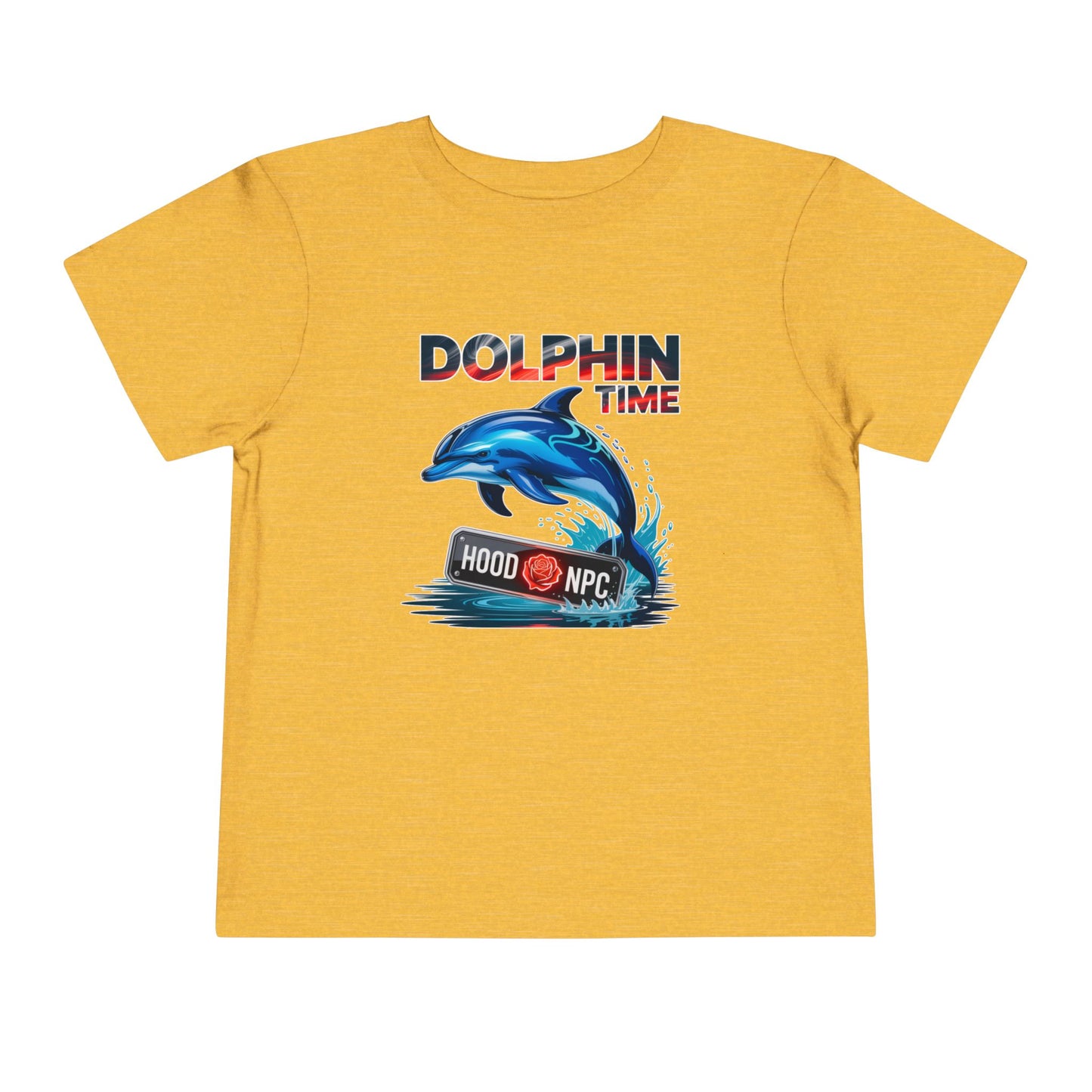 Toddler Short Sleeve I Hood NPC Dolphin Time