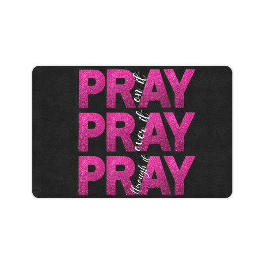 Pray on it door mat