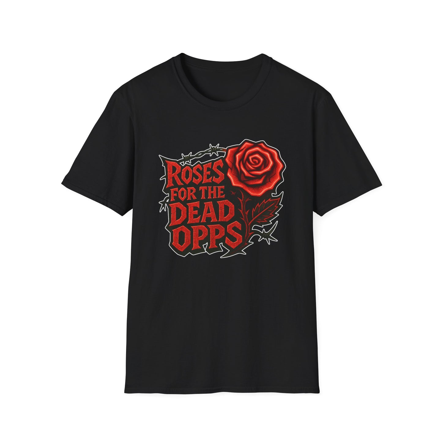 Roses for the Dead Opps Tee – Style 2