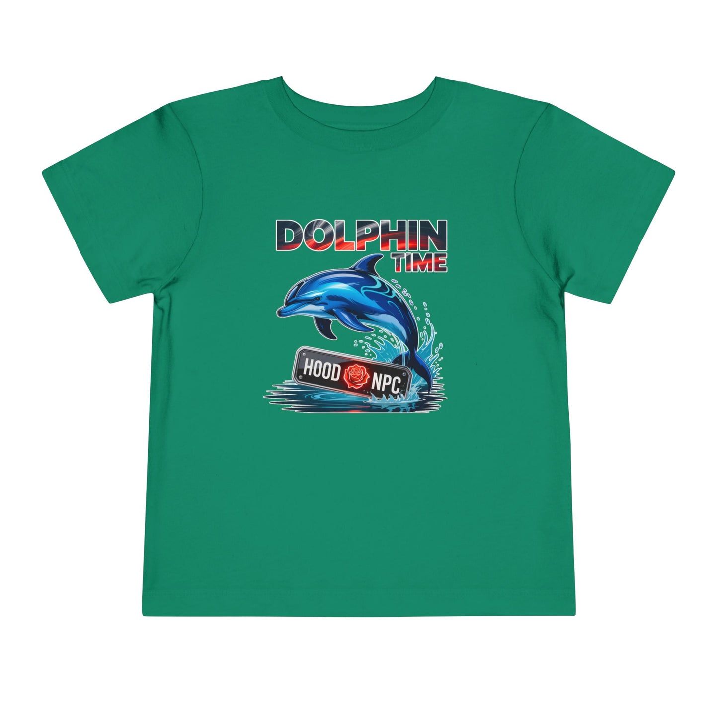 Toddler Short Sleeve I Hood NPC Dolphin Time