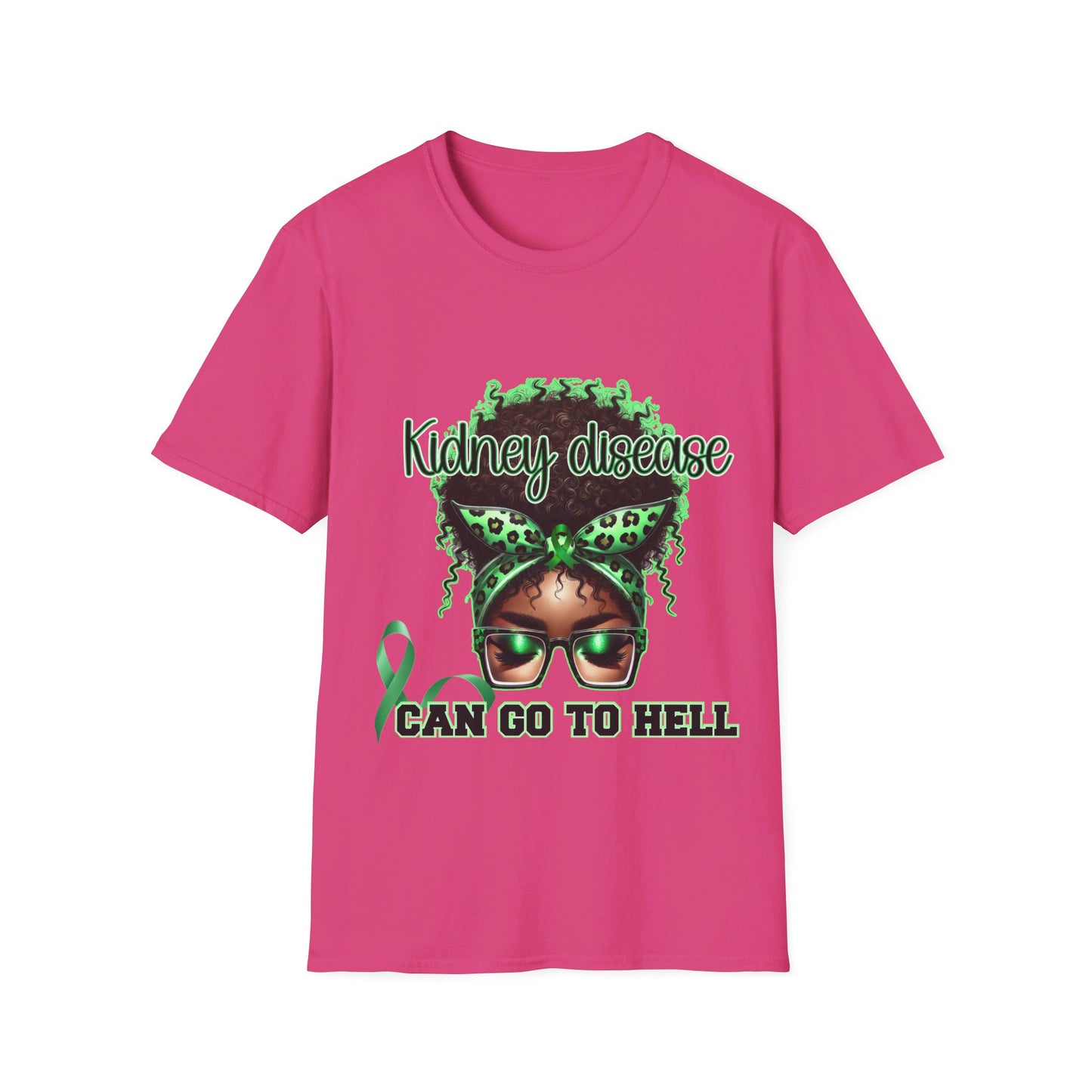 Kidney Disease Awareness (Can go to Hell design) Tee