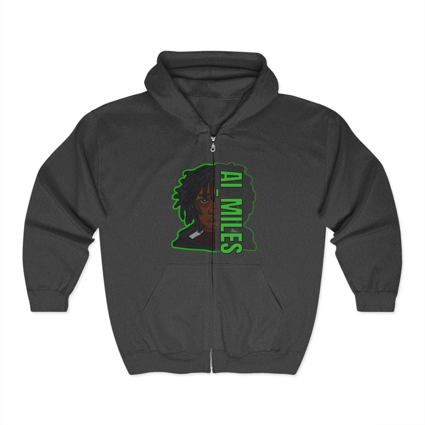 MILES  Zip Up Hoodie