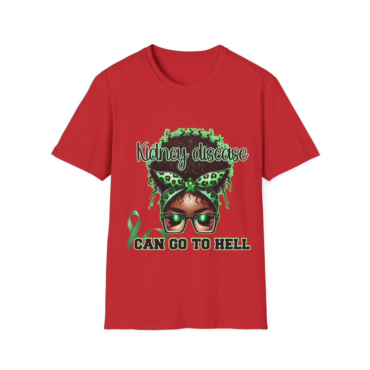 Kidney Disease Awareness (Can go to Hell design) Tee