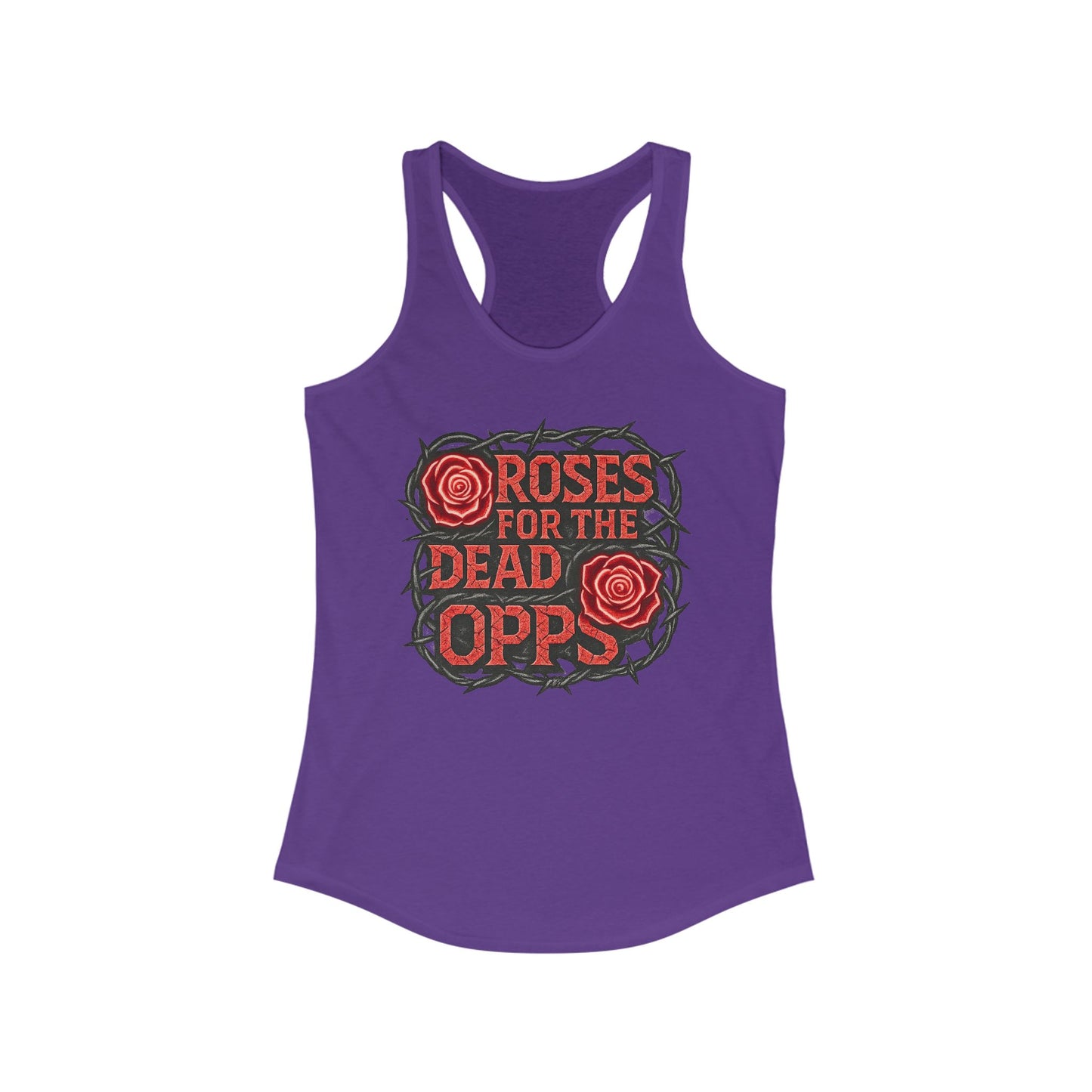 Roses for the Dead Opps Racerback Tank -style 2