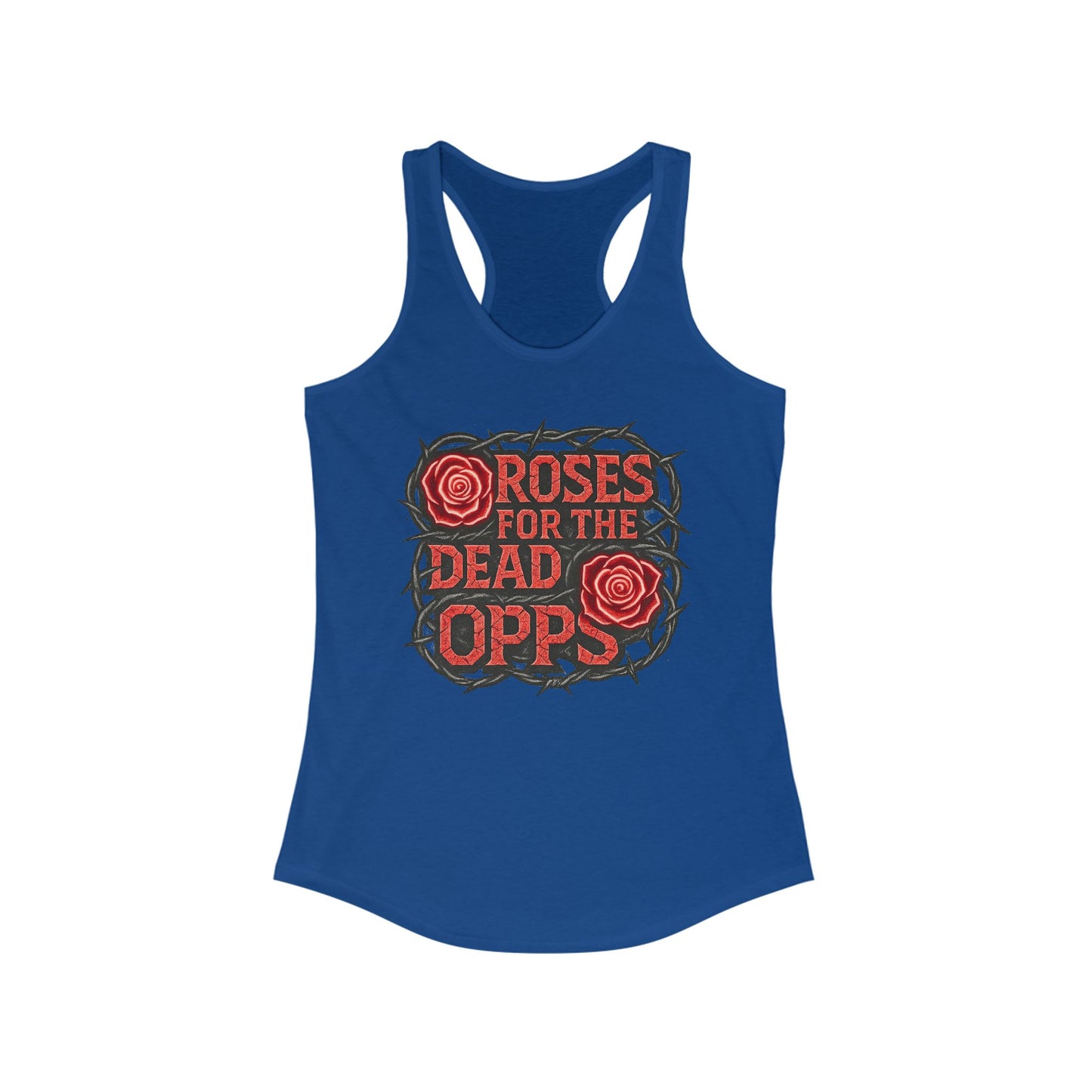 Roses for the Dead Opps Racerback Tank -style 2