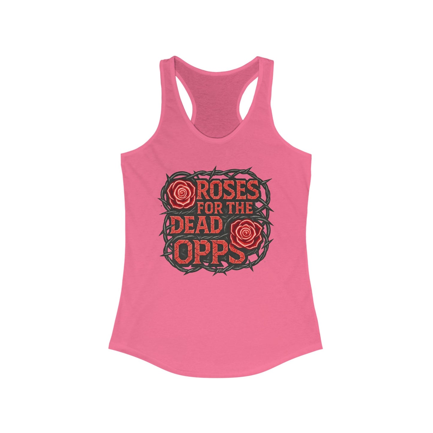Roses for the Dead Opps Racerback Tank -style 2