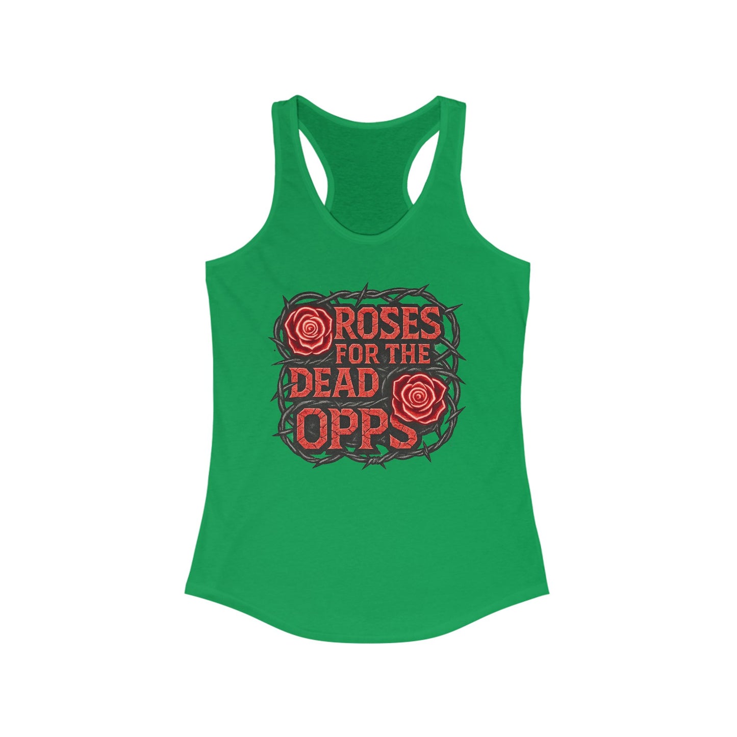 Roses for the Dead Opps Racerback Tank -style 2