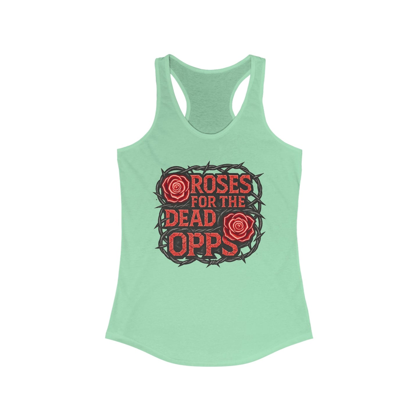 Roses for the Dead Opps Racerback Tank -style 2