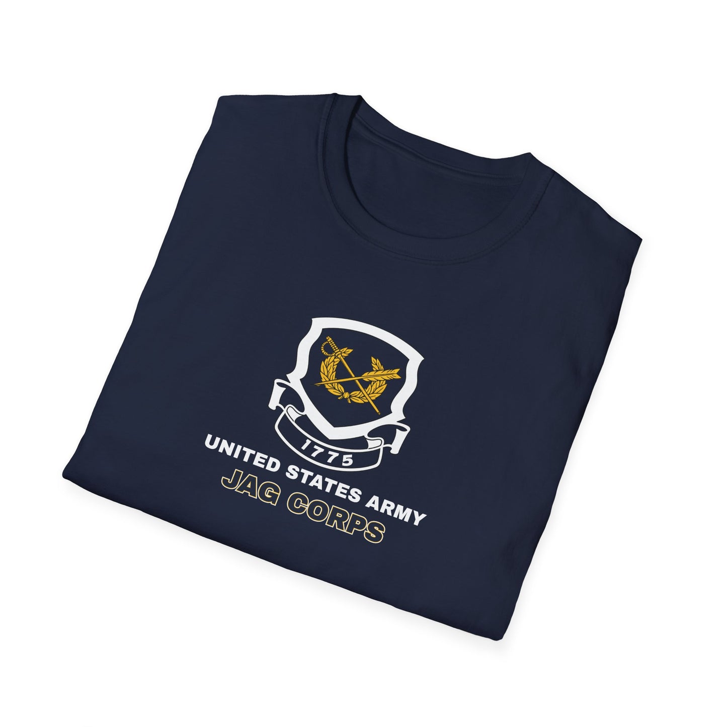 Army JAG Corps T-Shirt — LG Image Frnt- Cotton Tee