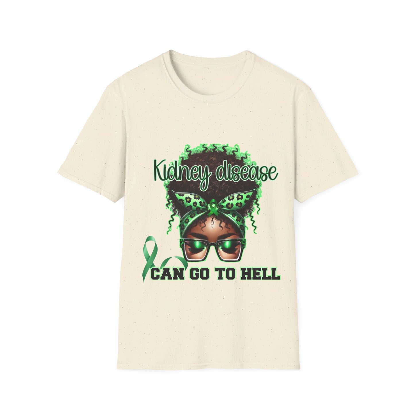 Kidney Disease Awareness (Can go to Hell design) Tee